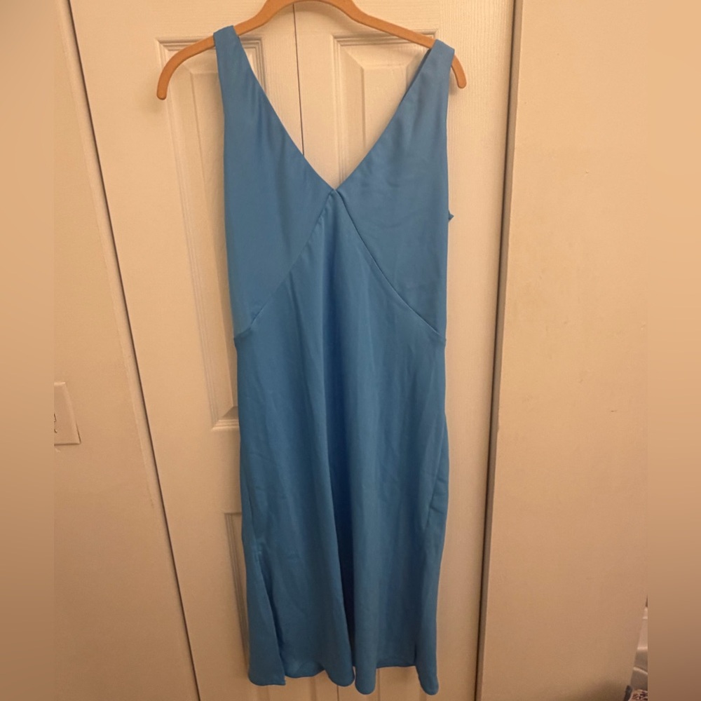 a new day Bright Blue V-Neck Slip Dress